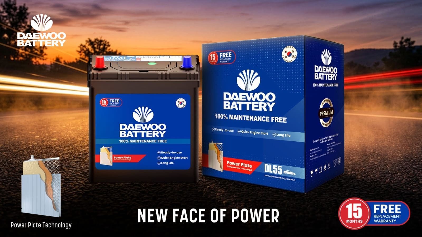 1 Daewoo Battery